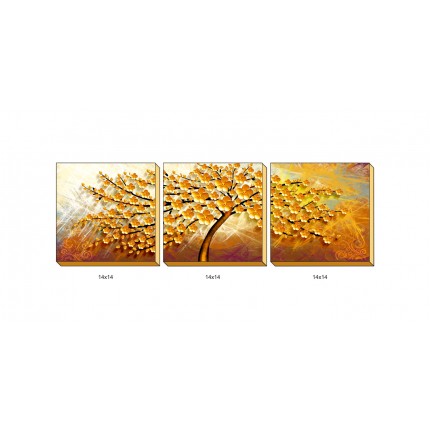 Wooden 3 Pis Set(14x14)  (T-1309)